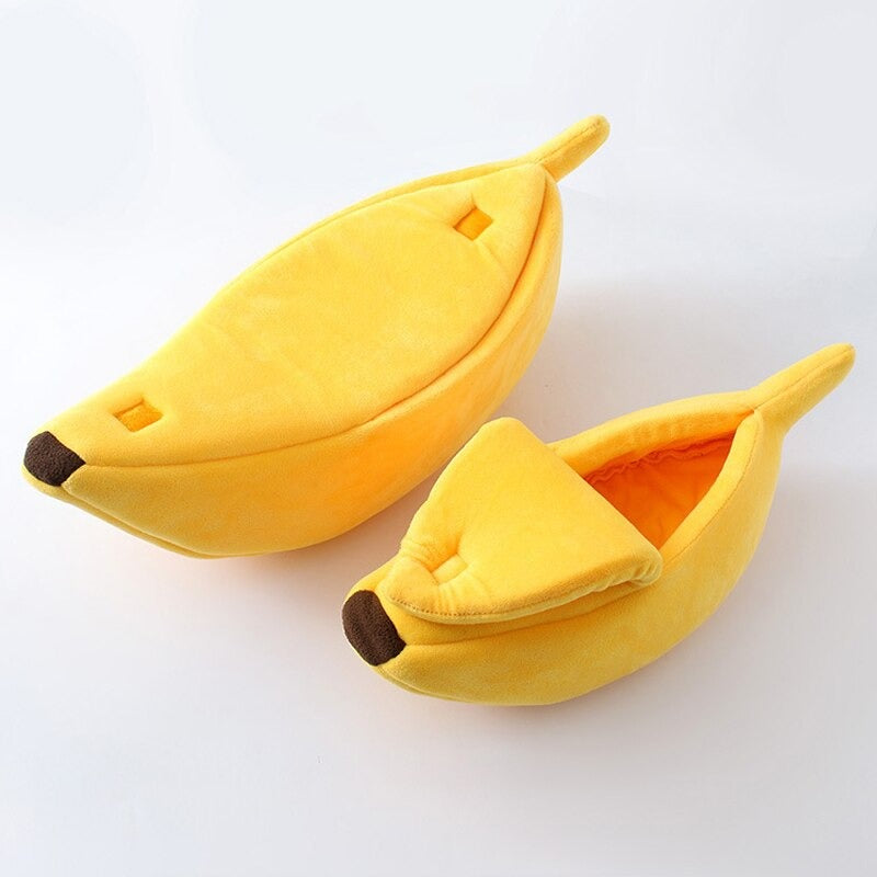 Funny Banana DogCat Bed House