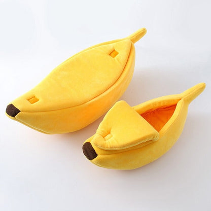 Funny Banana DogCat Bed House